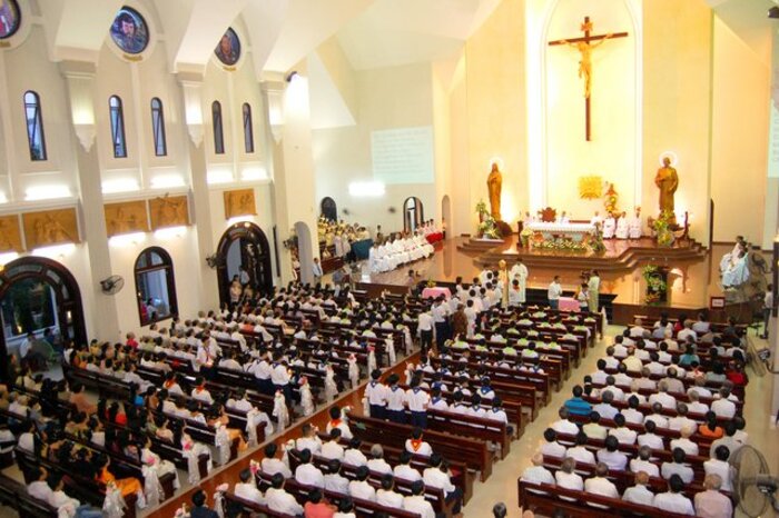 giờ lễ nhà thờ Bến Hải